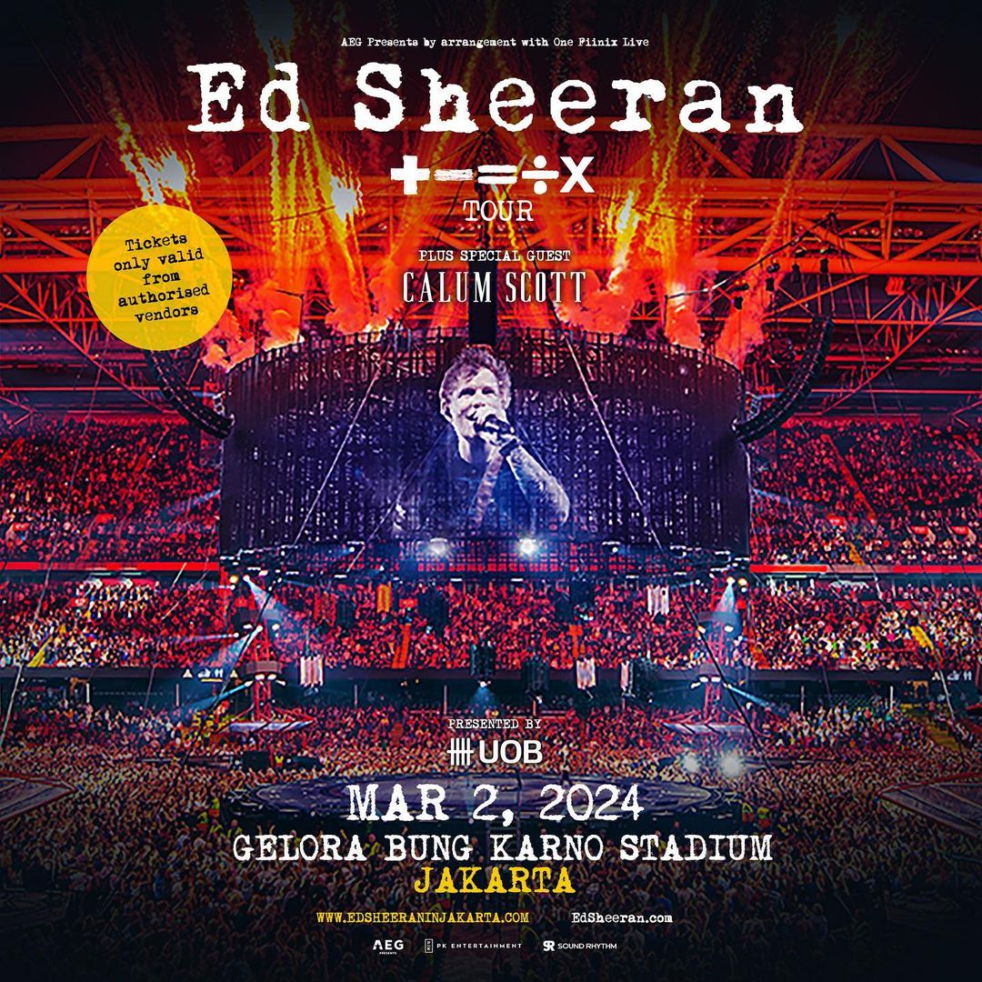 EdSheeran in Jakarta 2024