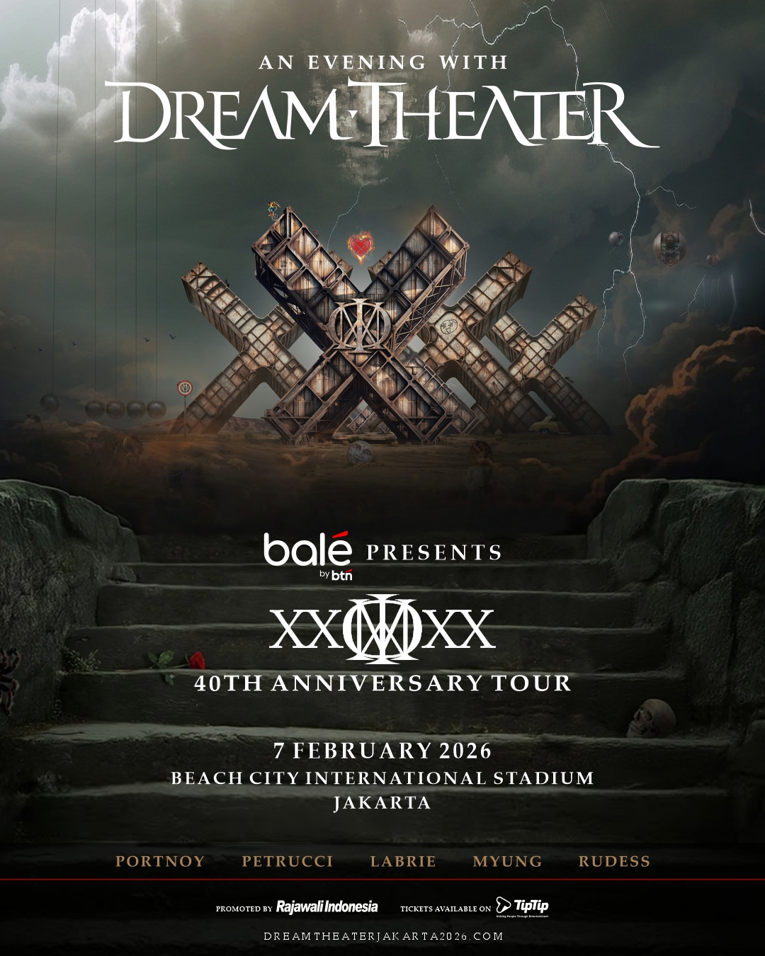 Konser Dream Theater Rayakan 40 Tahun Karier di Jakarta, 7 Februari 2026