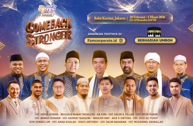 Hijrahfest Ramadan 2026 di Jakarta: Kajian Akbar, Bukber, Tarawih dan Expo Muslim dalam Satu Event