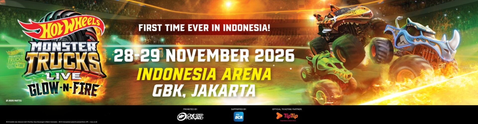 hot wheels monster truck jakarta 2026