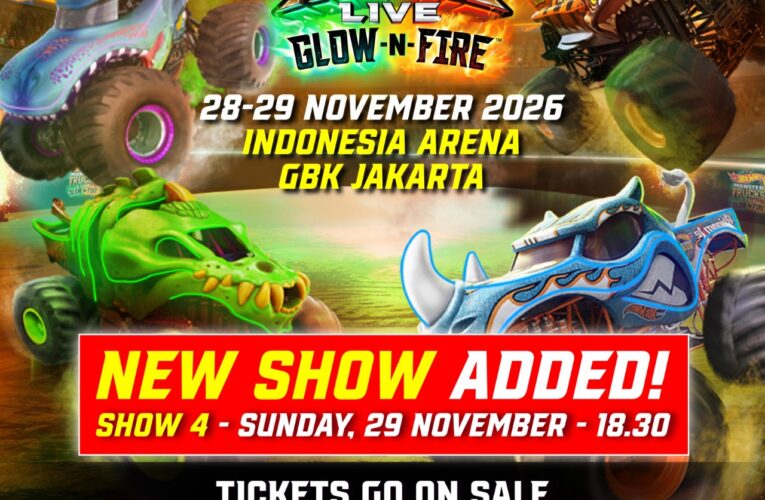 Show Ludes Terjual, One Step Forward Buka Jadwal Tambahan Hot Wheels Monster Trucks Live
