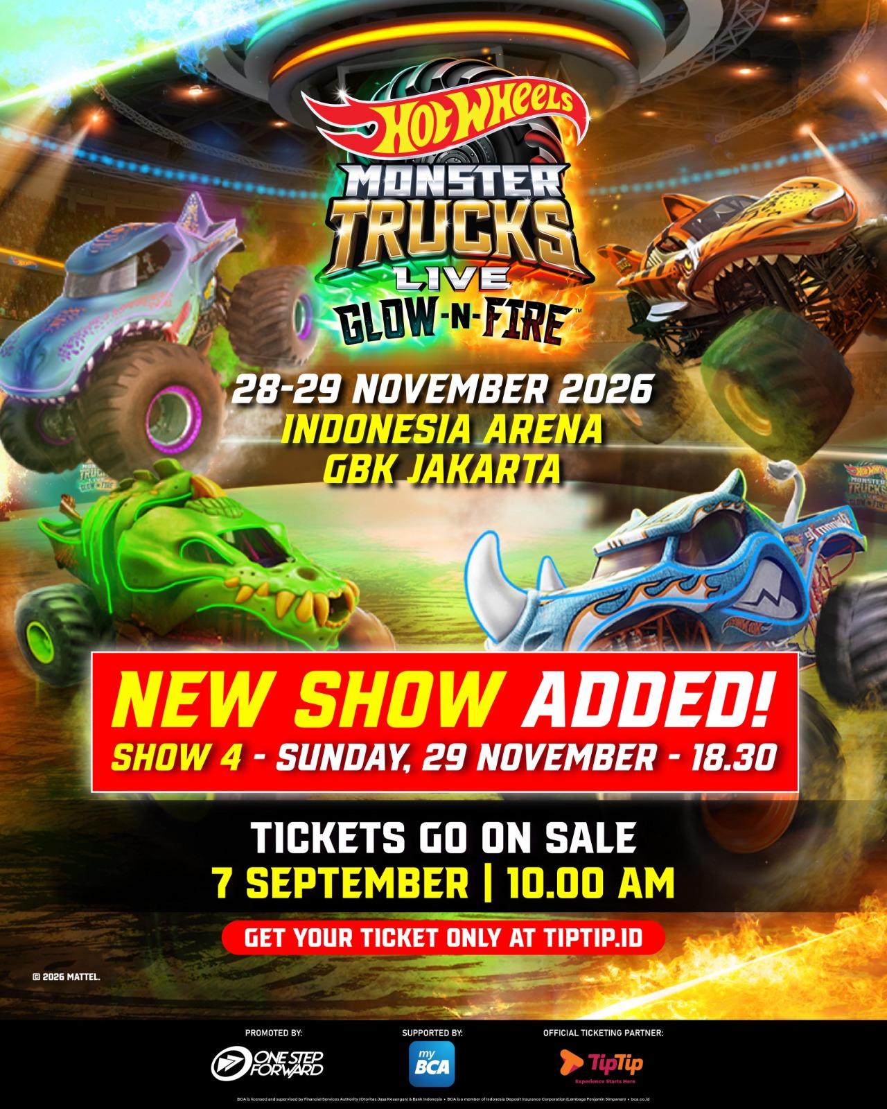 Hot Wheels Monster Trucks Live di Indonesia